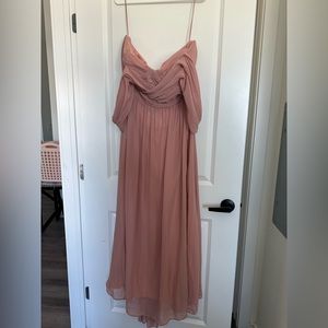 Birdy Grey Grace Convertible Dress Curve - Dusty Rose Size 2X